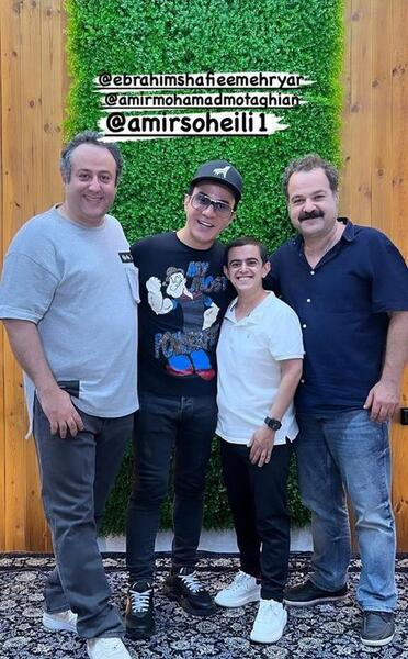 عکس همسر و فرزند عمو پورنگ