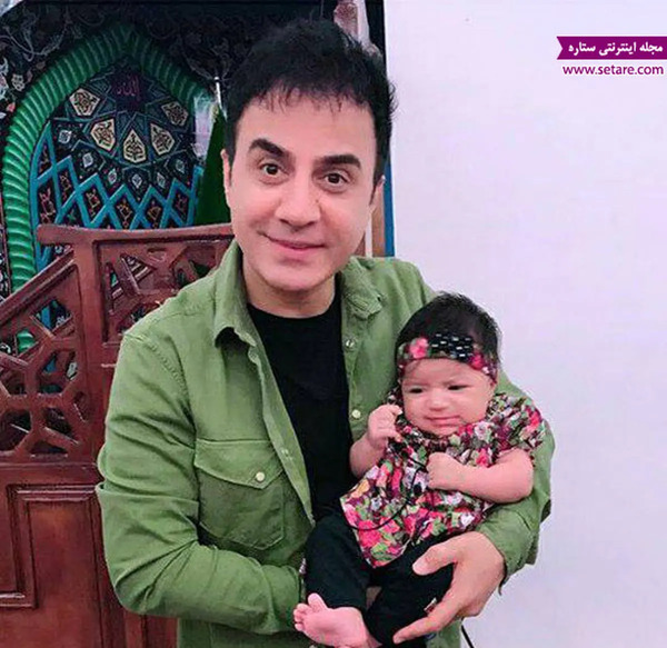 عکس همسر و فرزند عمو پورنگ