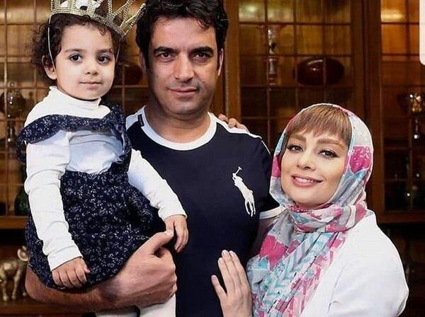 عکس یکتا ناصر با همسر و فرزندش