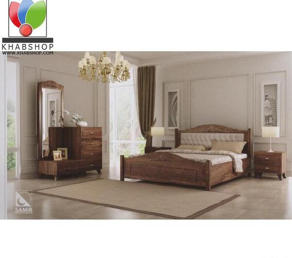 عکس تخت خواب ساده دونفره