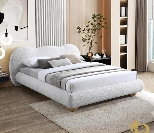 عکس تخت خواب ساده دونفره