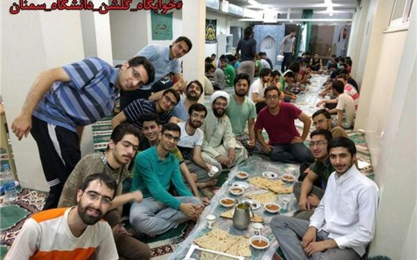 عکس از سفره افطار ماه رمضان ساده