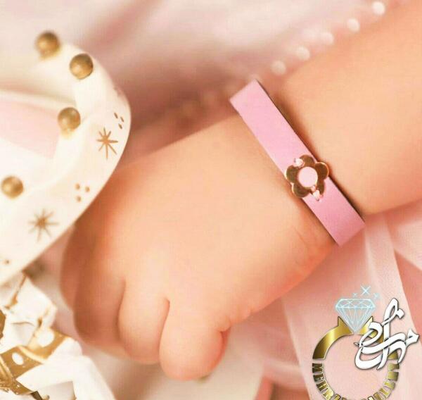عکس دستبند طلا نوزاد