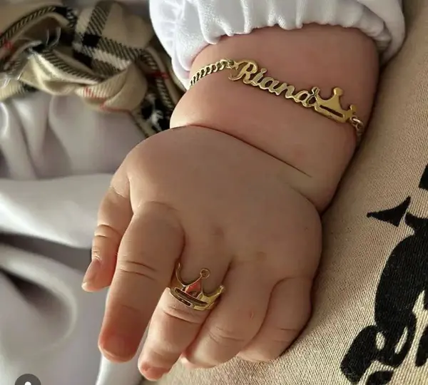عکس انگشتر طلا نوزادی