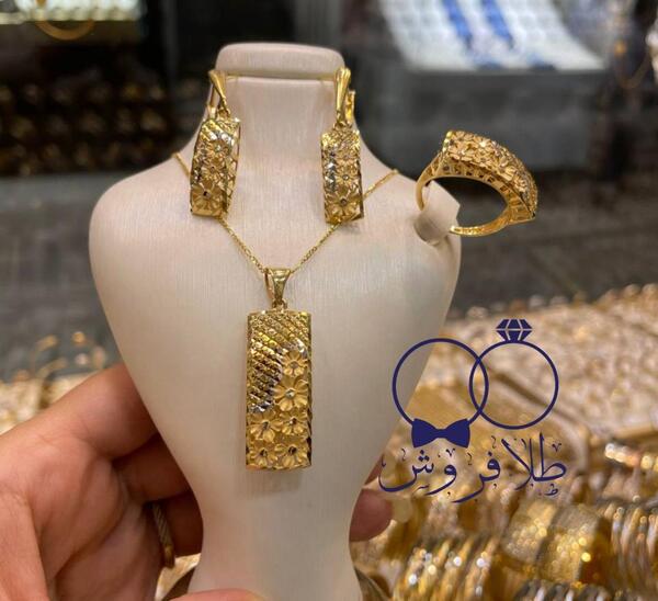 عکس مدل نیم ست طلا جدید