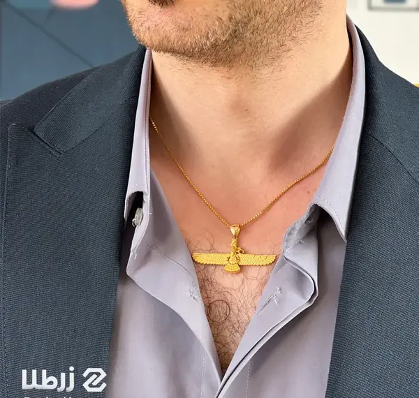 عکس پلاک طلا مردانه