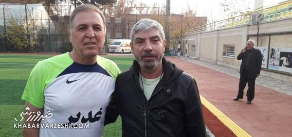 عکس عابدزاده با طلا گلزار