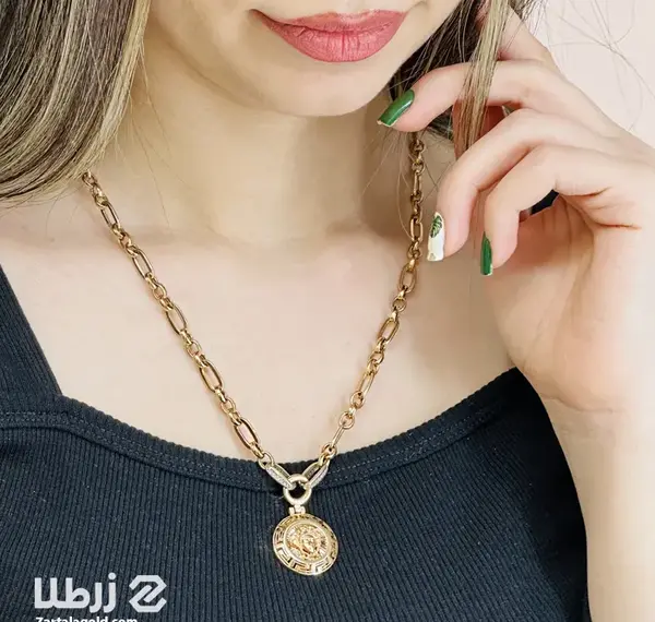 عکس گردنبند طلا ورساچه