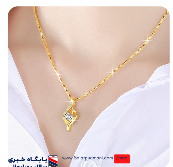 عکس گردنبند طلا زنانه