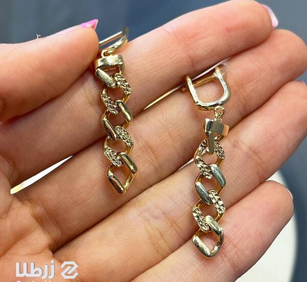 عکس گوشواره طلا کارتیه
