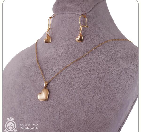 عکس نیم ست طلا قلبی