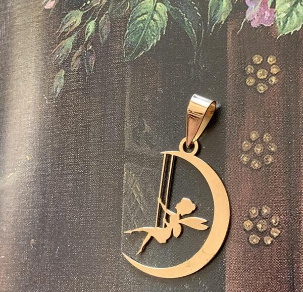 عکس پلاک طلا فرشته
