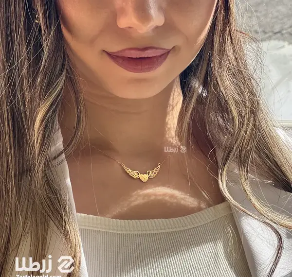 عکس پلاک طلا فرشته