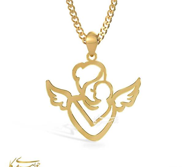 عکس گردنبند طلا فرشته