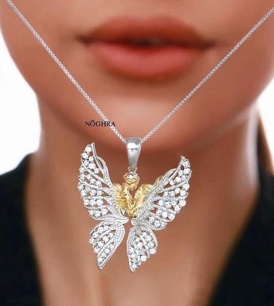 عکس گردنبند طلا فرشته