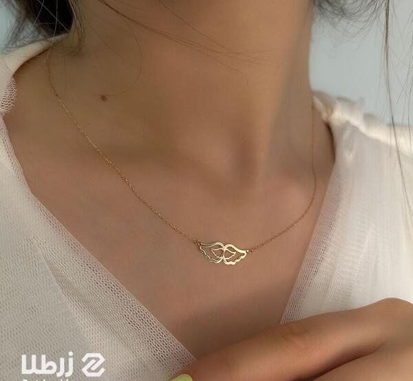 عکس گردنبند طلا بال فرشته