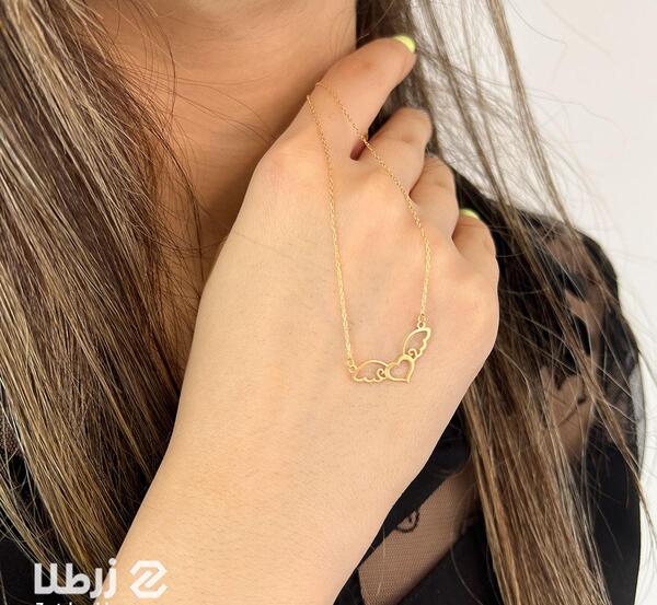 عکس گردنبند طلا بال فرشته