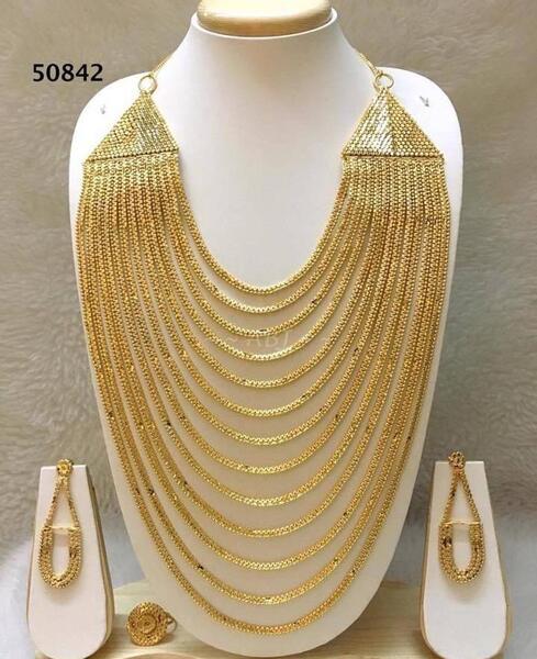 عکس گردنبند طلای عربی