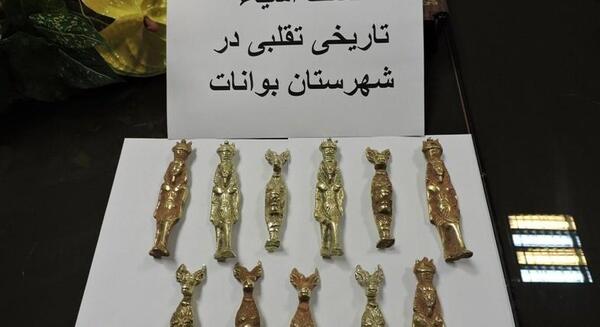 عکس مجسمه های عتیقه طلا