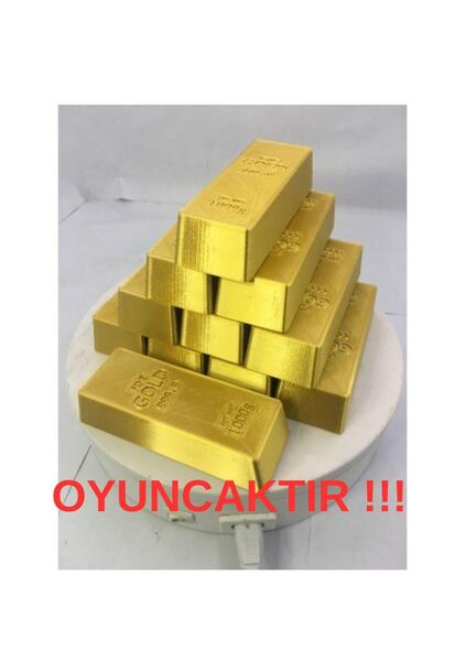 عکس شمش طلای اسباب بازی