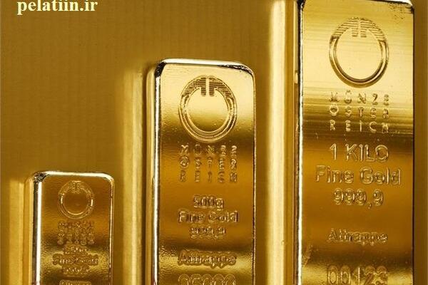 عکس شمش طلای بزرگ