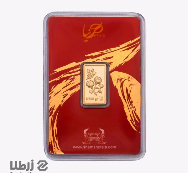 عکس شمش طلای بزرگ