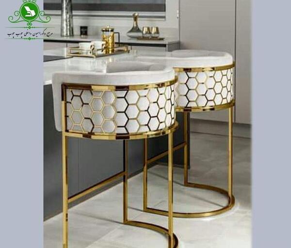 عکس صندلی طلایی