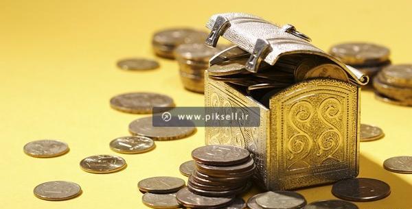 عکس صندوق پر از طلا