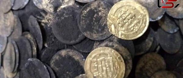عکس سکه طلا قدیمی زیرخاکی
