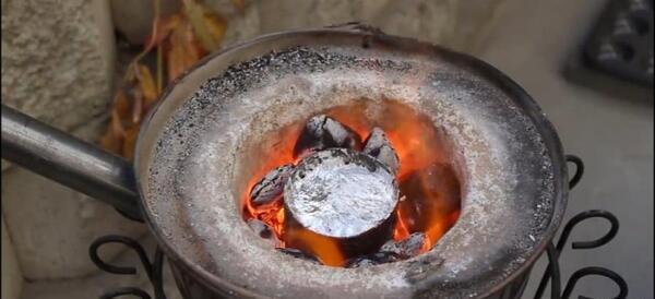عکس کوره ذوب طلا