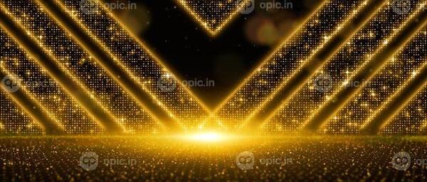 عکس ذرات طلایی