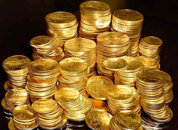 عکس شمش طلا و دلار برای پروفایل
