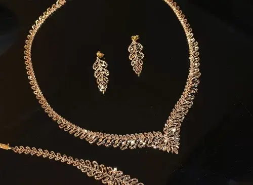 عکس سرویس طلا سفید