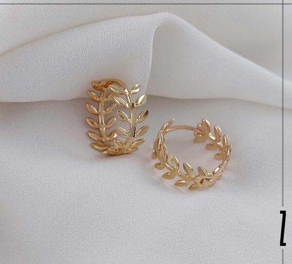 عکس گوشواره طلا حلقه ای جدید