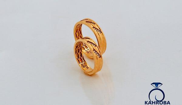 عکس حلقه طلا نگین دار