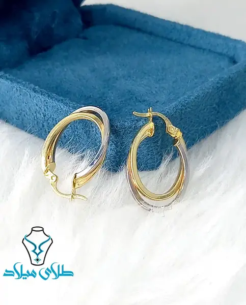 عکس گوشواره طلا جدید حلقه ای