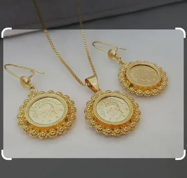 عکس نیم ست طلا با قیمت روز