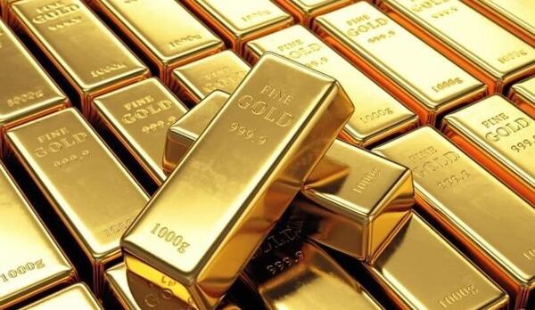 عکس شمش طلا و دلار برای تصویر زمینه