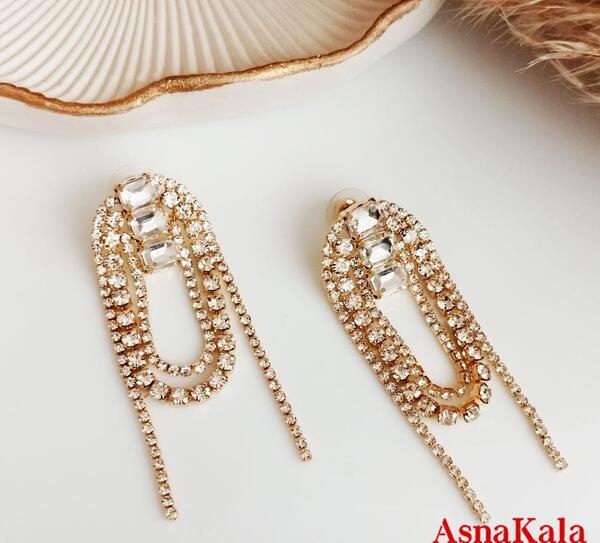 عکس گوشواره اویز طلا