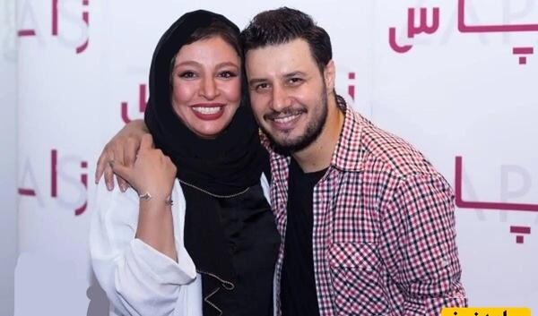 عکس بچه جواد عزتی و همسرش