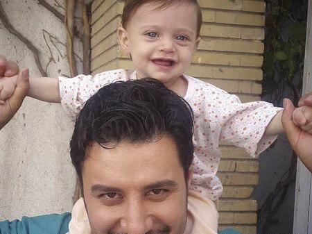 عکس بچه جواد عزتی و همسرش