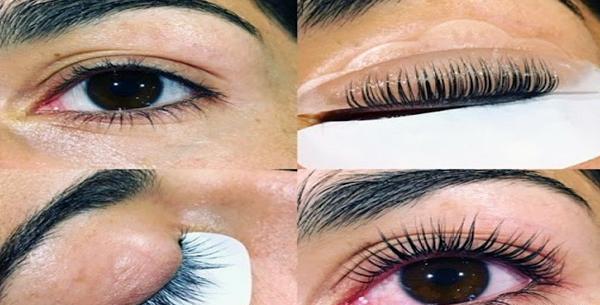 عکس قبل و بعد لیفت و لمینت مژه
