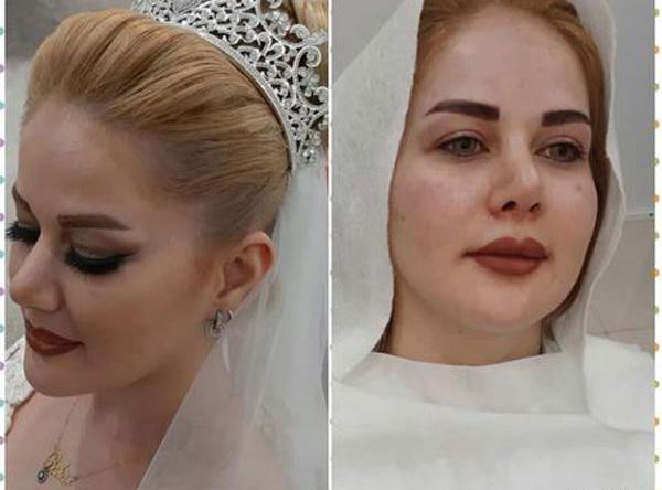 عکس گریم قبل و بعد