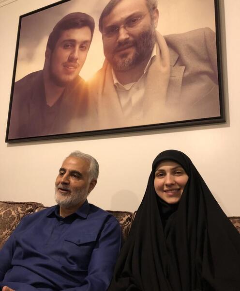 عکس ماشین سردار سلیمانی قبل از شهادت