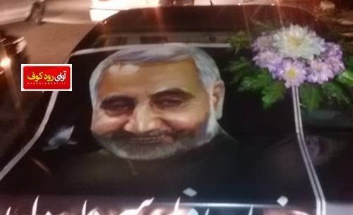 عکس ماشین سردار سلیمانی قبل از شهادت