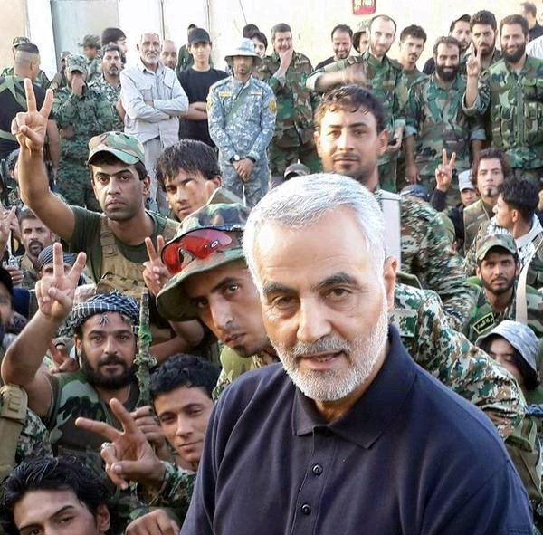 عکس ماشین سردار سلیمانی قبل از شهادت