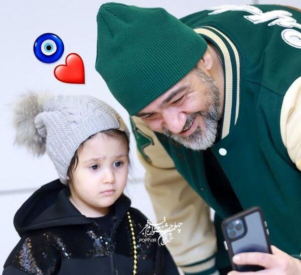 عکس های مهران غفوریان و دخترش