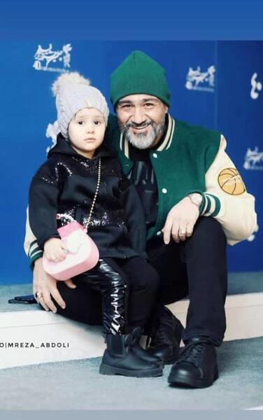 عکس های مهران غفوریان و دخترش