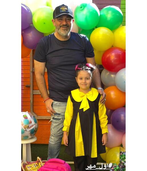 عکس های مهران غفوریان و دخترش