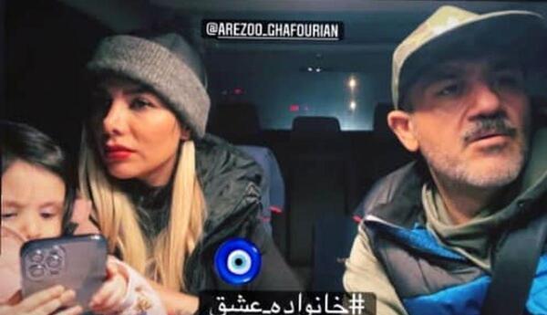 عکس های مهران غفوریان و دخترش